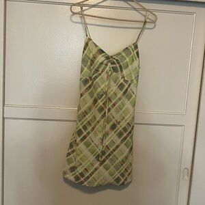 Forever 21 Green Plaid Dress